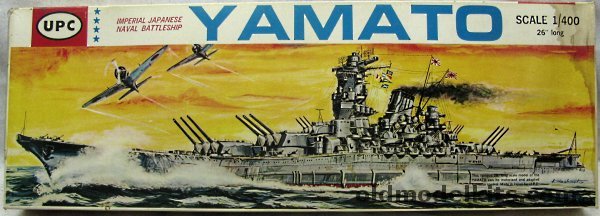 UPC 1/400 IJN Yamato Super Battleship, 5020-495 plastic model kit